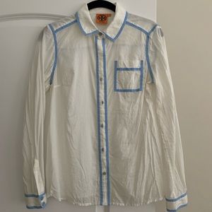 Tory Burch linen blouse